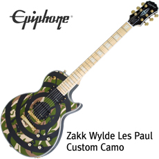 에피폰 Zakk Wylde Camo Les Paul Custom