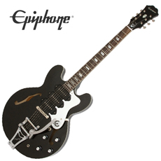 에피폰 Ltd. Ed. Riviera Custom P-93 Black Royale