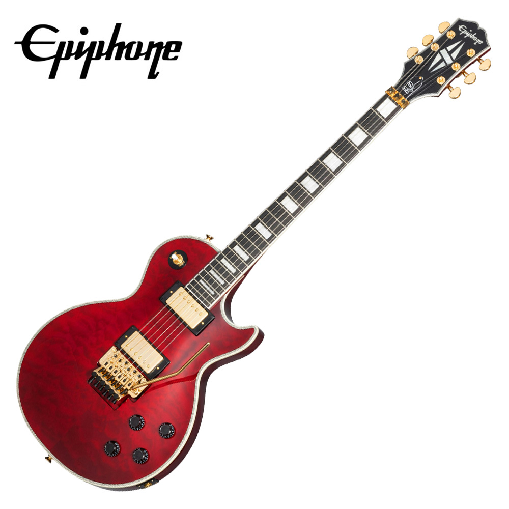 에피폰 Alex Lifeson Les Paul Custom Axcess Quilt