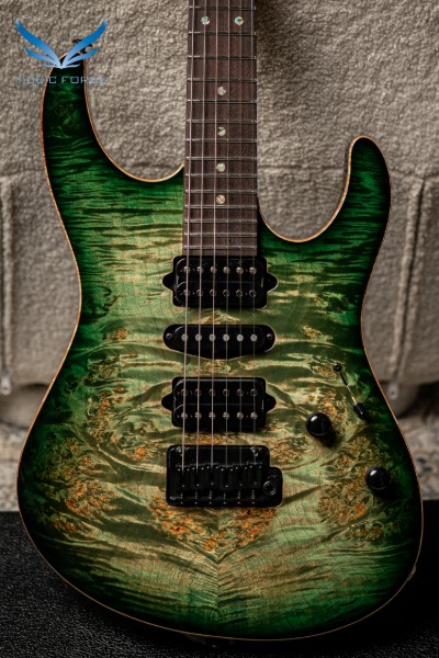 수어 Custom Modern HSH Waterfall Burl Maple Top