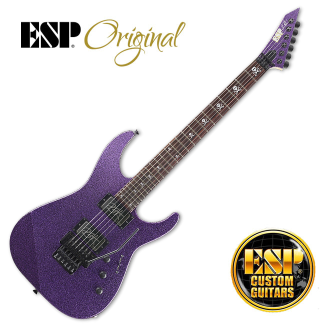 이에스피 Custom Shop Kirk Hammett KH-2 Purple Sparkle