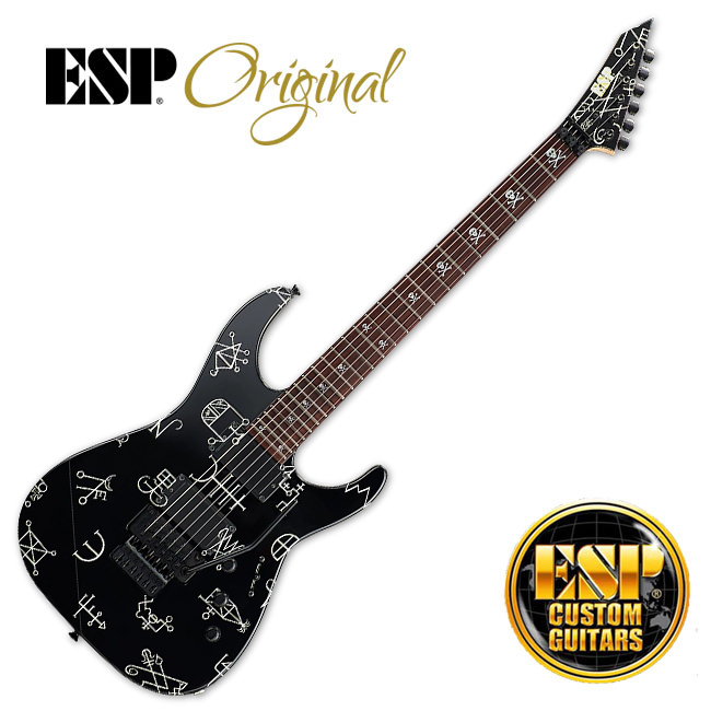 이에스피 Original Custom Shop Custom Shop Kirk Hammett KH Demonology