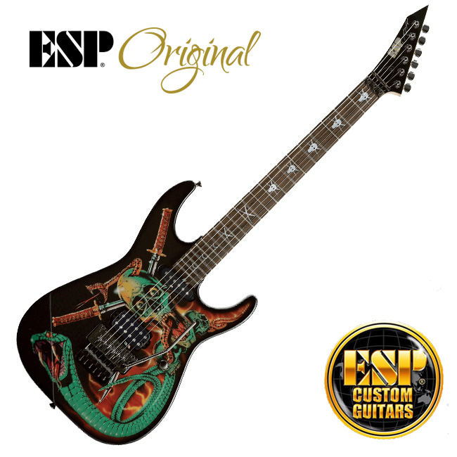 이에스피 Original Custom Shop Custom Shop George Lynch Skulls & Snakes