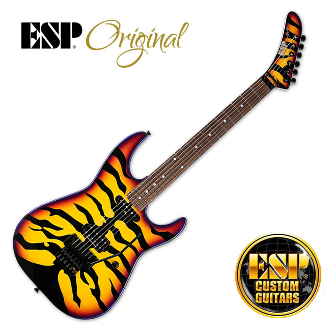 이에스피 Custom Shop Sunburst Tiger