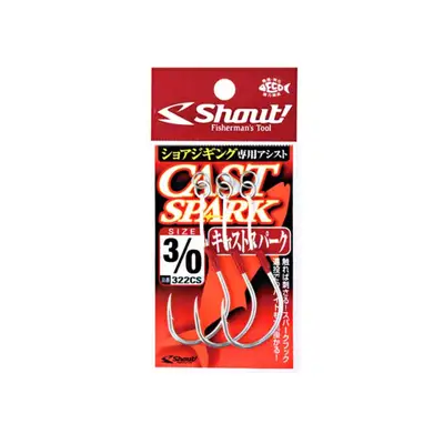 샤우트 322CS 캐스트 스파크 지깅훅