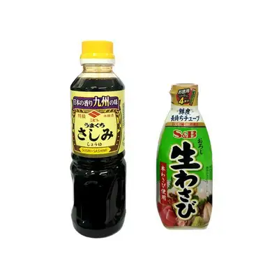 니비시 사시미 간장 & 오로시 생 와사비