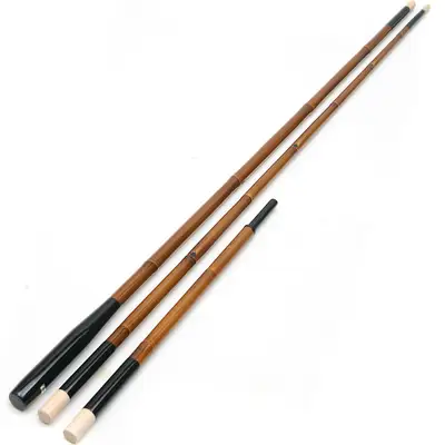 광죽작 1본반물 1본뜰채손잡이 세트 띠문양무