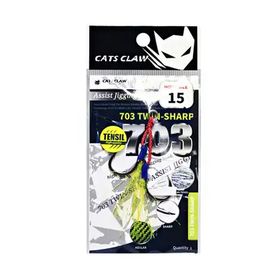 캣츠크로우 703 트윈샤프 어시스트 지깅 훅