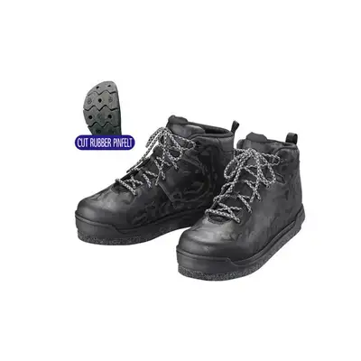 시마노 지오락 컷 러버 핀 펠트 슈즈 FS-080T