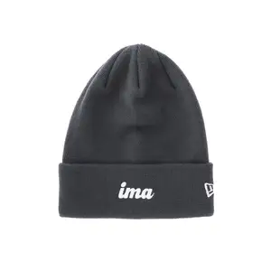 아이마 뉴에라 베이직 니트캡 크림로고