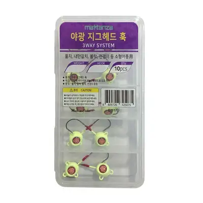 마탄자 3웨이 야광 지그헤드훅