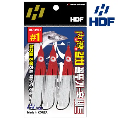 해동조구사 내만 갈치 꼴뚜기 훅 세트