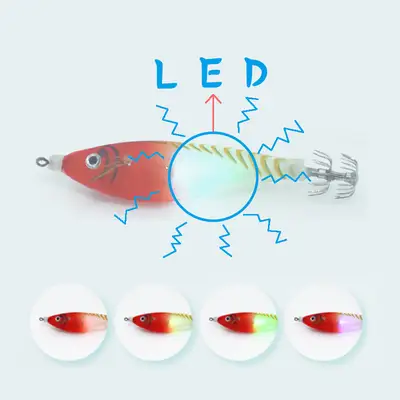 비다컴퍼니 7색 LED 수평에기 슷테