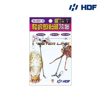 해동 HA-2541 쭈갑 삼각 편대 에스테르 가지채비