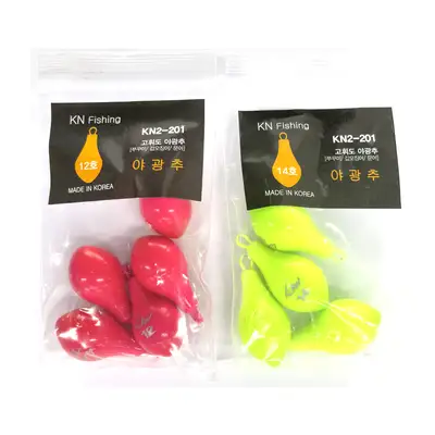 KN피싱 물방울 싱커 고휘도 야광추