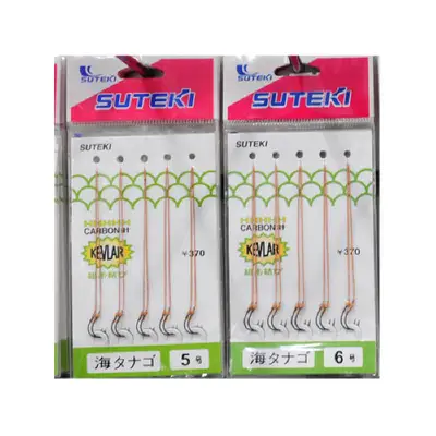 스테키 우미다나고 붕어바늘 목줄 묶음바늘