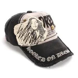 드레스 데님 캡 걸