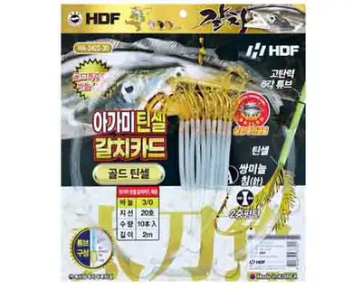 해동 아가미 틴셀 갈치카드 골드