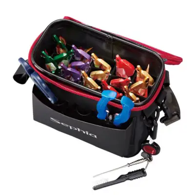 시마노 세피아 뱃전 에기 파우치