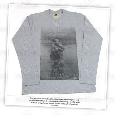 훅코리아 혹코리아 낚시프린팅 긴팔티