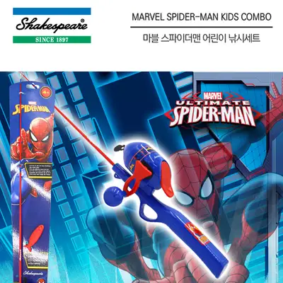 셰익스피어 마블 스파이더맨 어린이 낚시세트